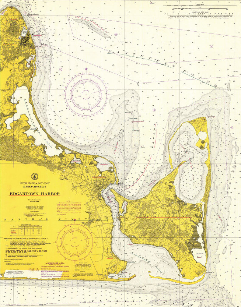 Edgartown Harbor Nautical Chart