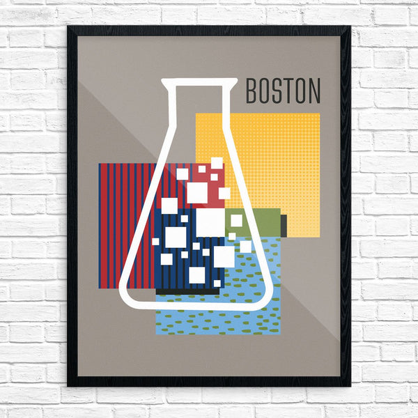 Boston Chemistry Beaker Print