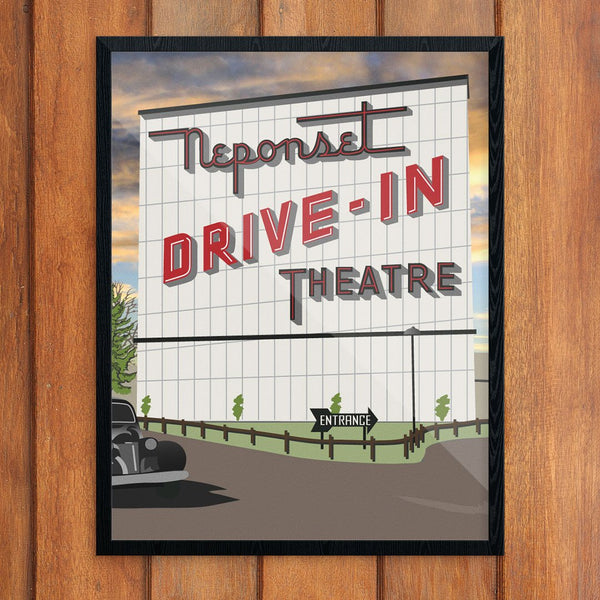 Neponset Drive-In Dorchester Print