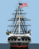 USS Constitution Magnet & Greeting Card