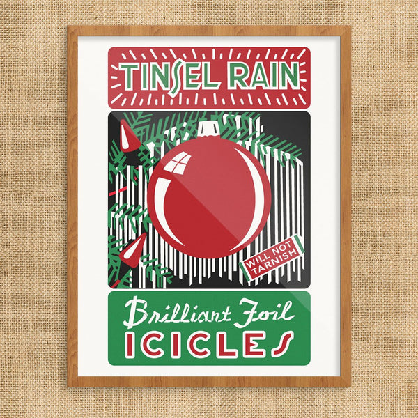 Tinsel Rain Icicles 11 x 14 Print