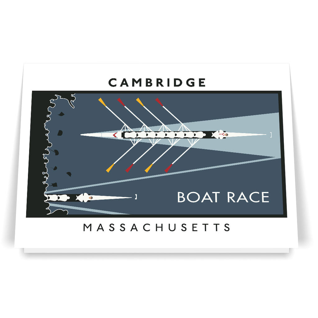 Cambridge Crew Boat Race 5 x 7 Greeting Card