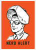 Nerd Alert Welders Mask 5 x 7 Card