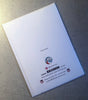 Greeting card back.