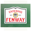 Entering Fenway Sign Magnet & Greeting Card