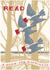 Read A Book For Happiness Magnet