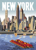 New York Skyline From Brooklyn Poster Magnet