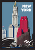New York Harbor Print Magnet