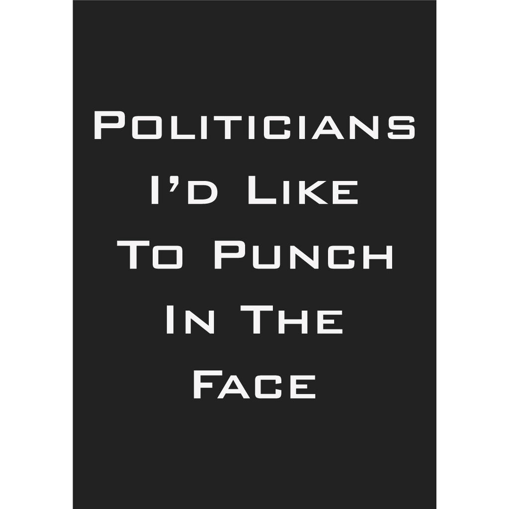 Politicians I'd Like to Punch in the Face Magnet