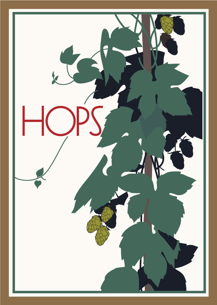 Hops Vine Magnet