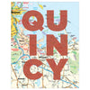 Quincy Map Magnet & Greeting Card