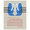Alexander Hamilton Justice in a Republic Quote Magnet & Greeting Card