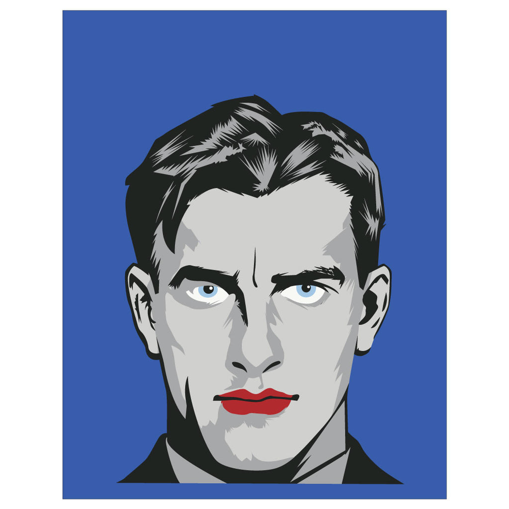Intense Lipstick Guy Magnet & Card