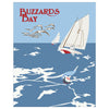 Buzzards Bay Mass Sailboats Magnet & Greeting Card