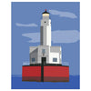 Cleveland Ledge Lighthouse Magnet & Greeting Card