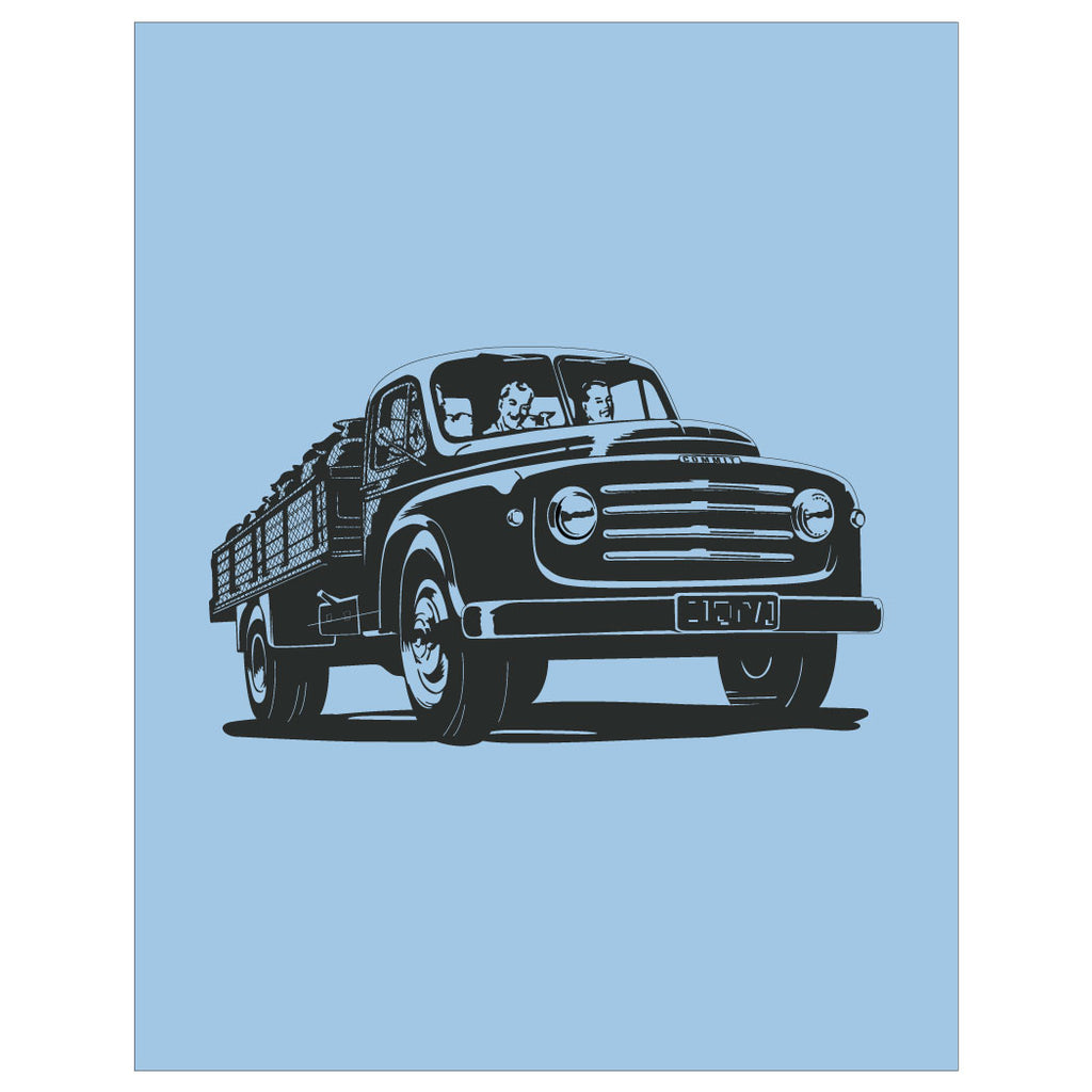 1958 Commer Truck Magnet & Print