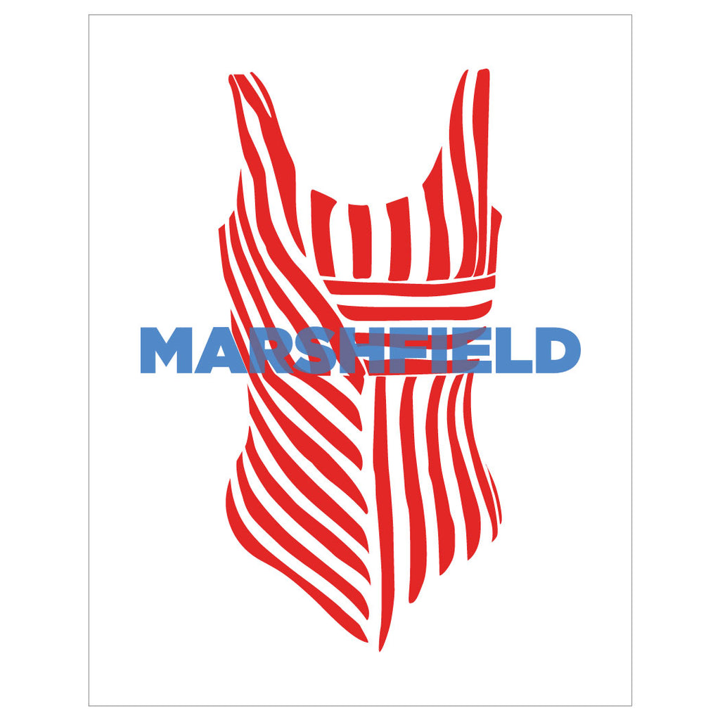 Marshfield Bathing Suit Magnet & Greeting Card