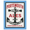 Portsmouth Brewing Company Ales & Portsburger Larger Magnet & Greeting Card