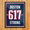 Boston 617 Strong Pats Style 11 x 14 Print