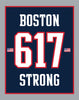 Boston 617 Strong Pats Style Magnet