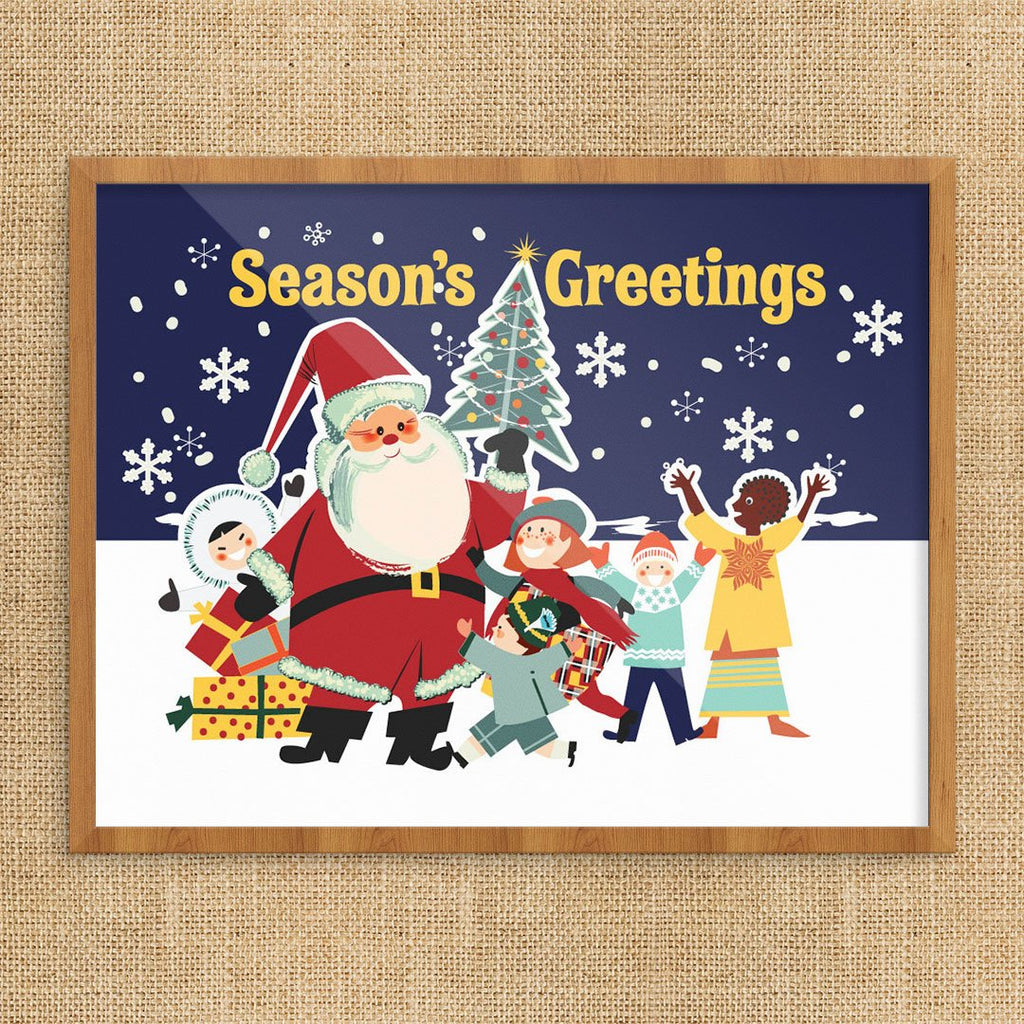 Season's Greetings from a Diverse World 11 x 14 Print