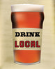 Drink Local Pint Glass Magnet