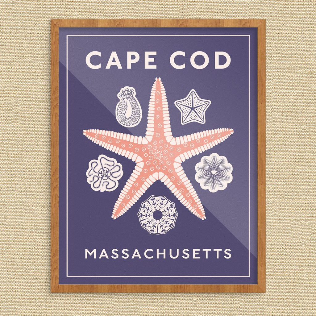 Cape Cod Mass Starfish Print