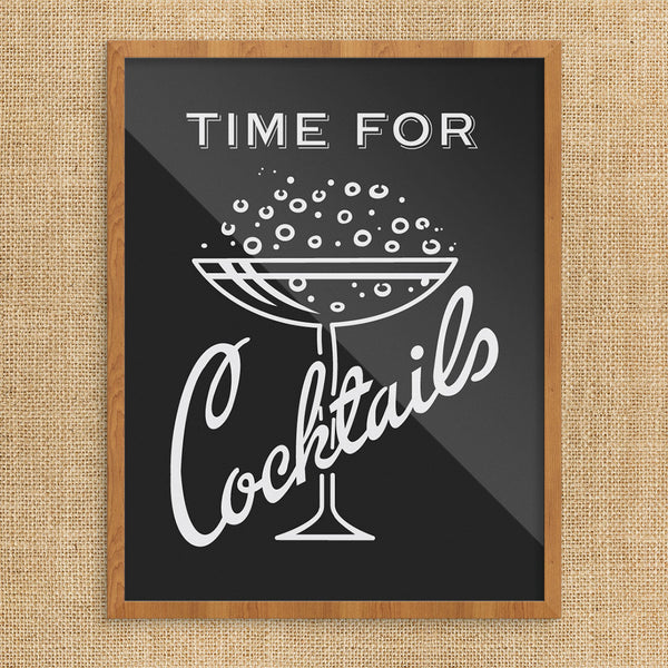 Time for Cocktails 11 x 14 Print
