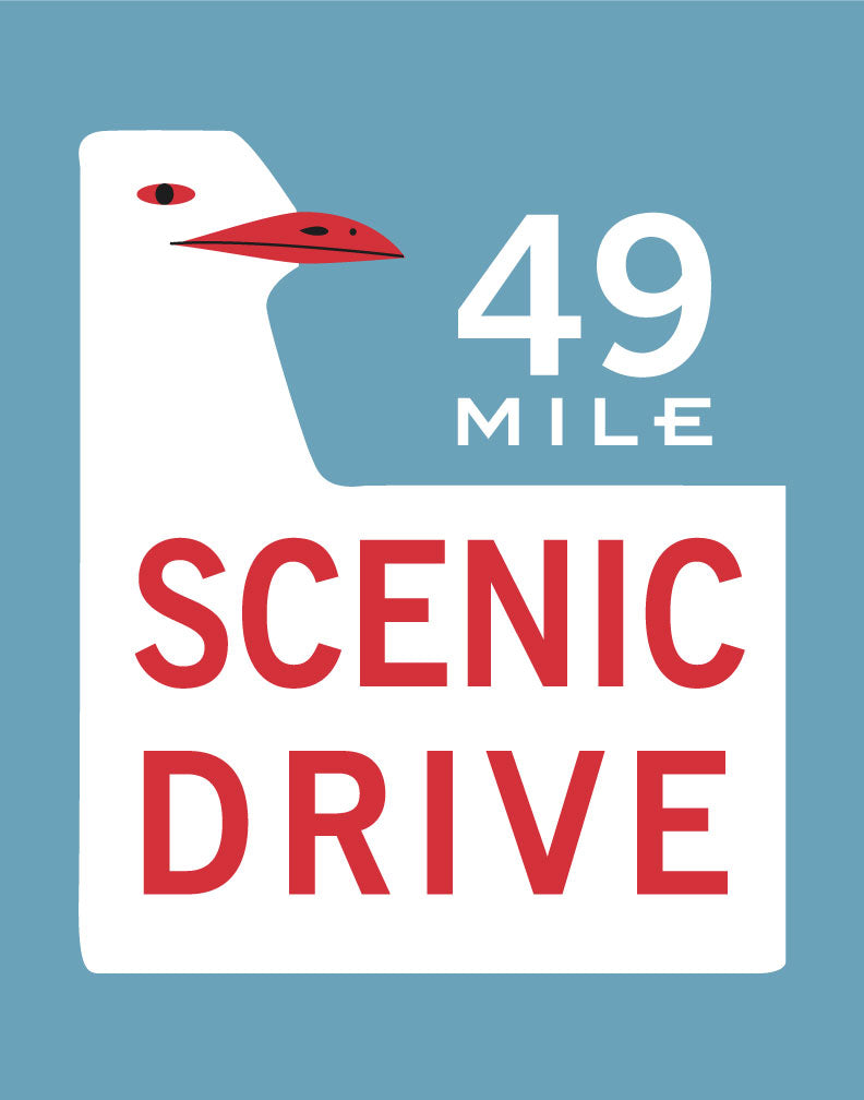 49 Mile Scenic Drive Magnet