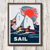 Sail Optimists 11 x 14 Print