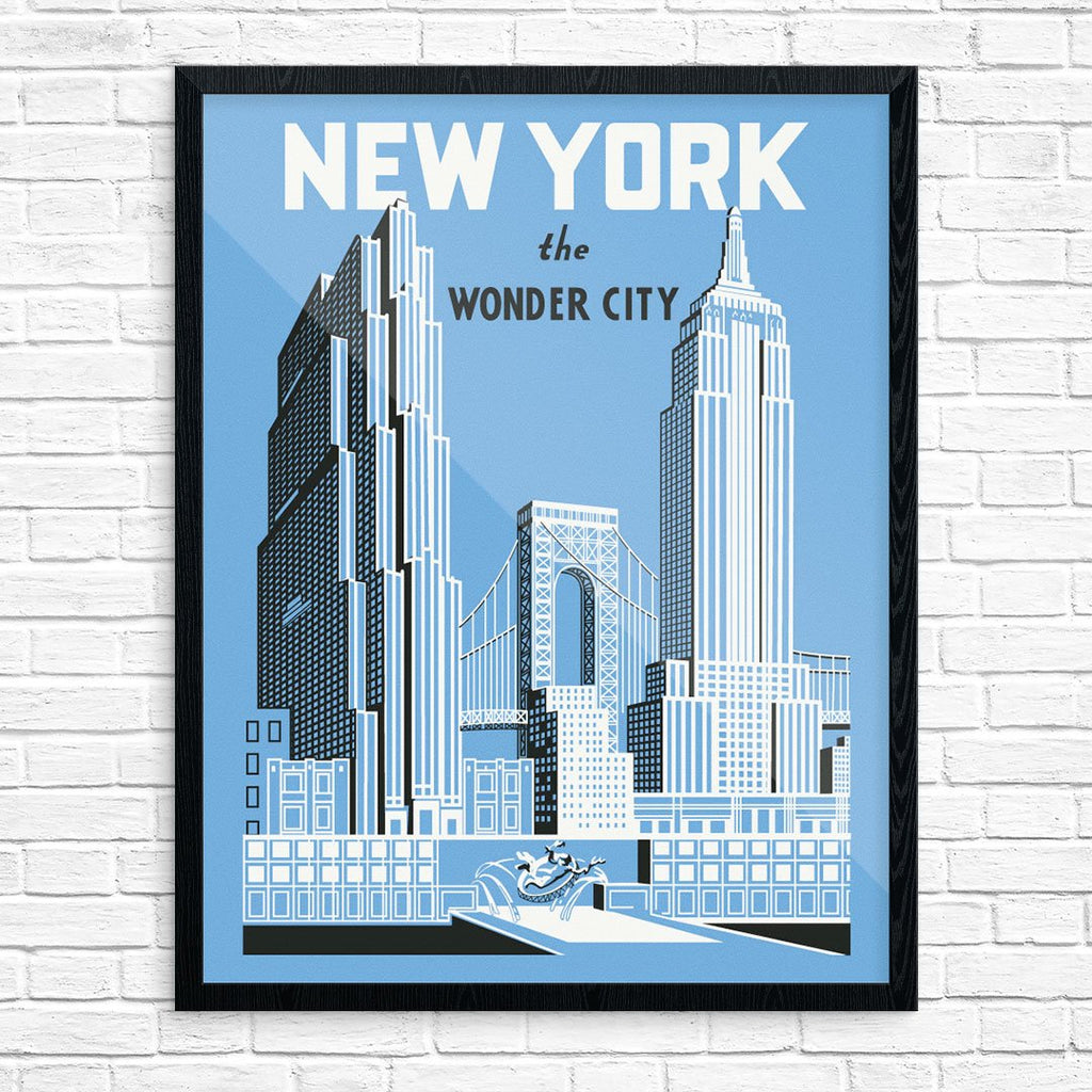 New York The Wonder City 30 Rock Print