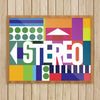 Stereo Sound & Colors 11 x 14 Print