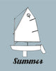 Summer Opti Sailboat Magnet