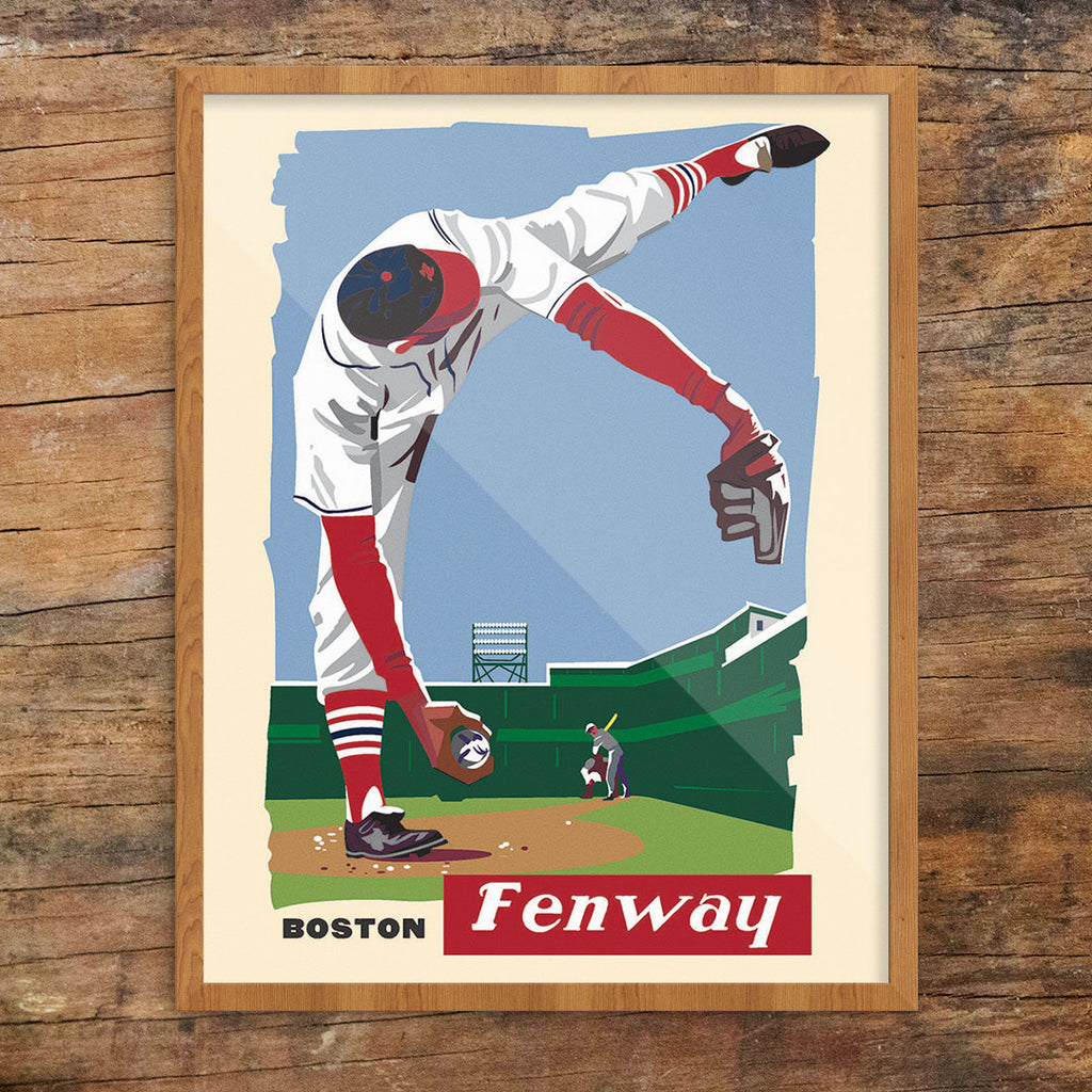 Boston Fenway Pitcher 11 x 14 Print