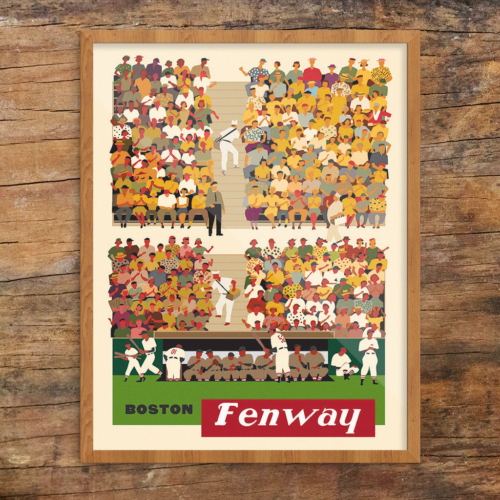 Boston Fenway Baseball Stands 11 x 14 Print