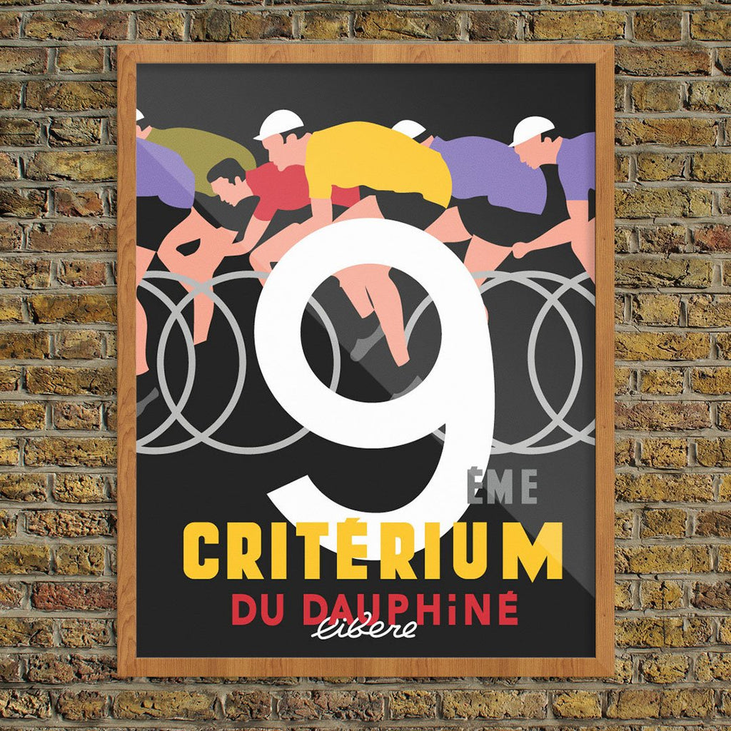 Criterium Bicyclists Print