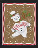 Snowman Accordion Holiday Greetings Magnet