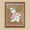 Snowman Accordian Holiday Greetings 11 x 14 Print