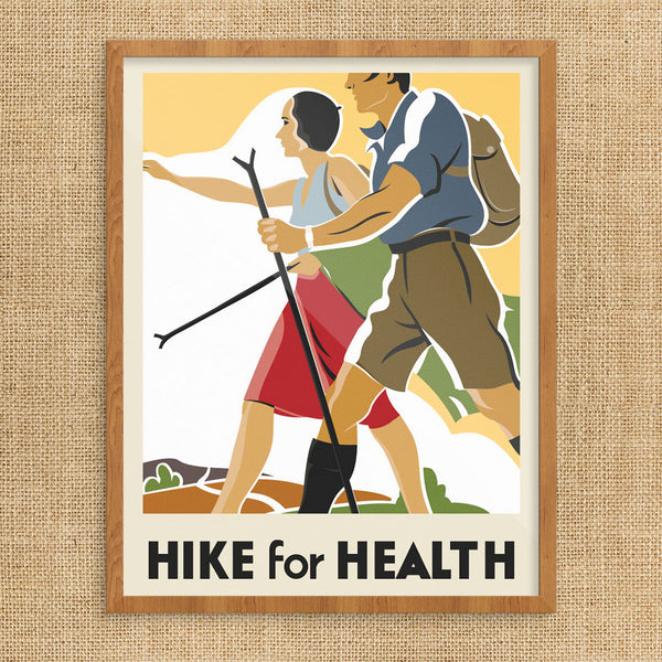 Hike for Health 11 x 14 Print