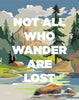 PBN Not All Who Wander Are Lost Magnet
