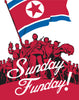 Sunday Funday North Korea Style Magnet