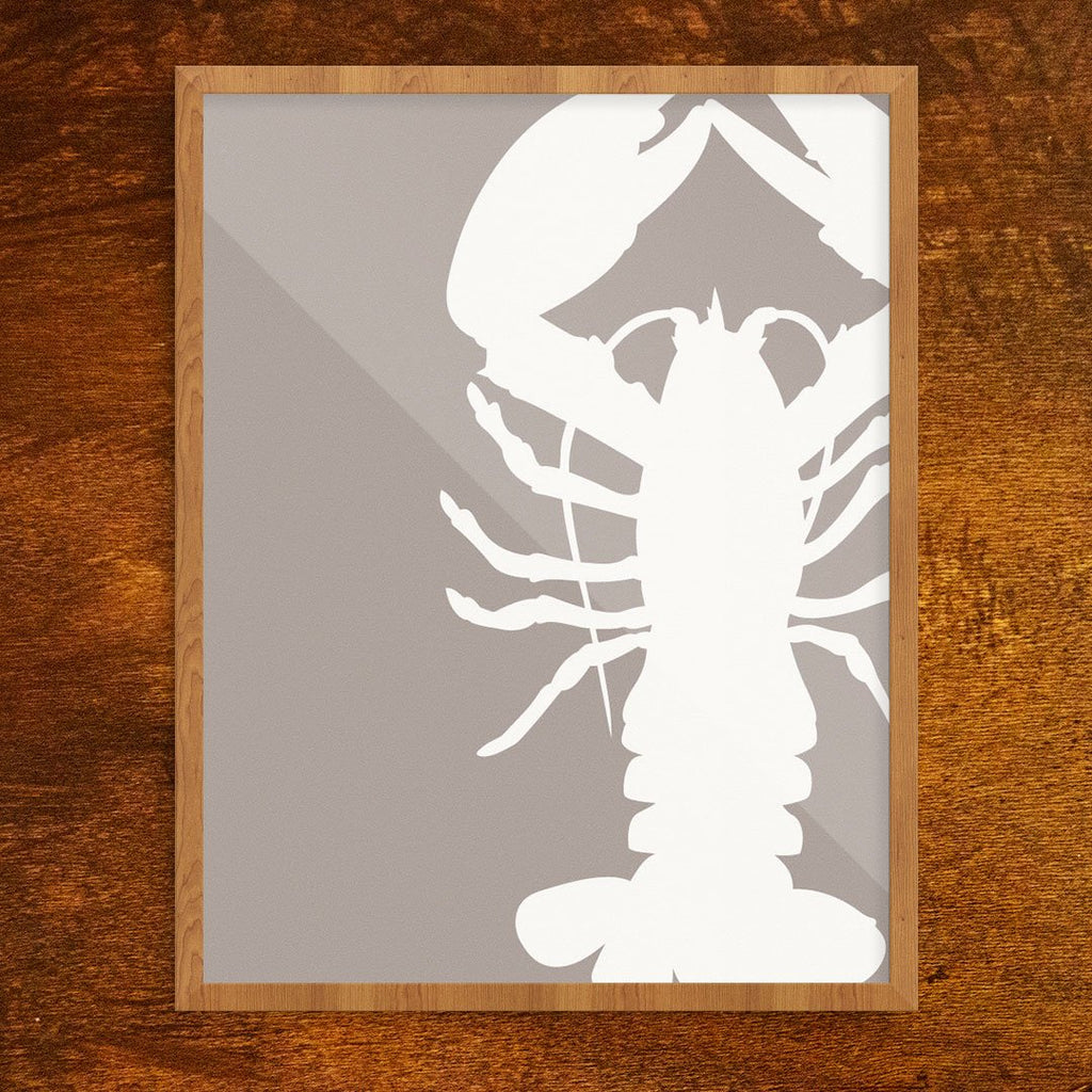 Lobster Silhouette Print