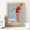 Dive in Woman Prints