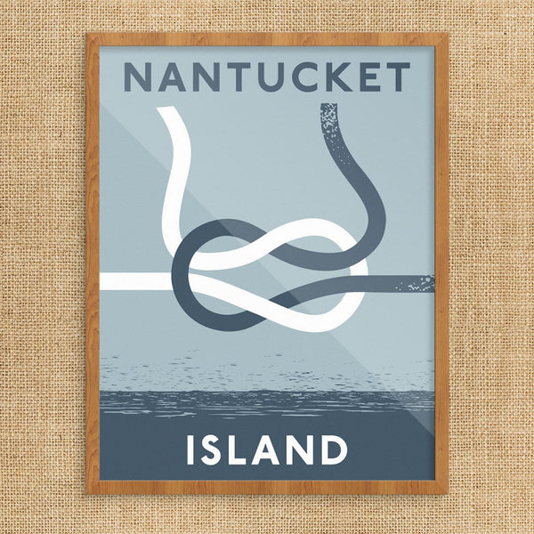 Nantucket Island Square Knot Print