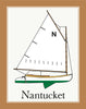 Nantucket Beetle Cat Sailboat Magnet