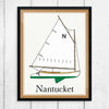 Nantucket Beetle Cat Sailboat Print
