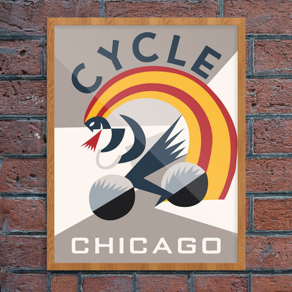 Cycle Chicago 11 x 14 Print