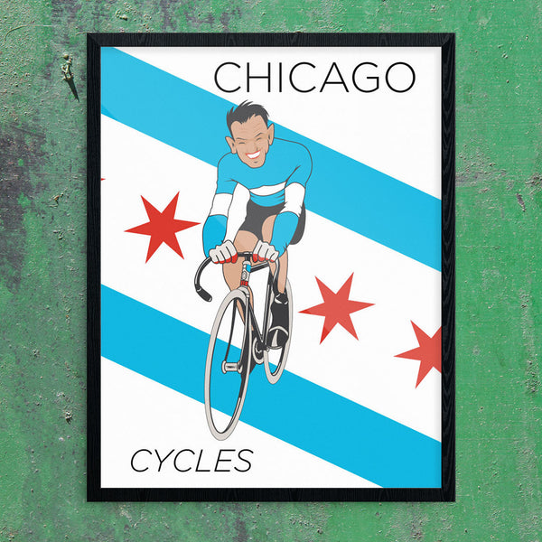 Chicago Cycles 11 x 14 Print