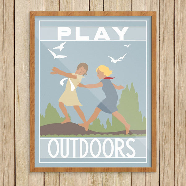 Play Outdoors Print