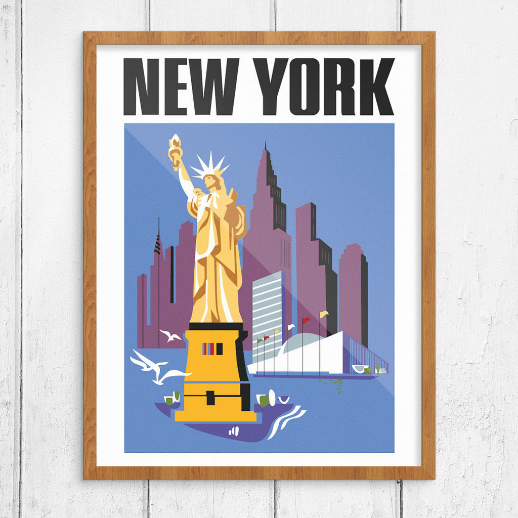 New York City Sights 11 x 14 Print